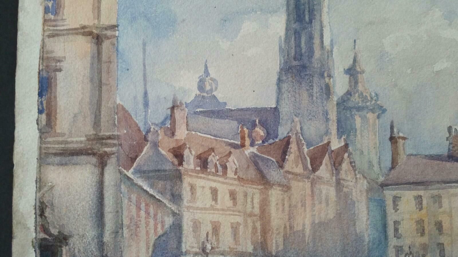 Leonard Machin Rowemid 20th Century, Belgium, Antwerp Cathedral Of Our Lady1950's photo vinterior