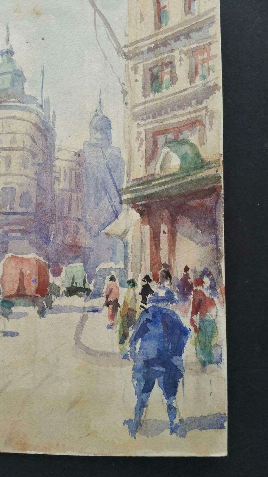 Leonard Machin Rowemid 20th Century Impressionist De Brouckere Brussels Belgium,  1950 photo for sale