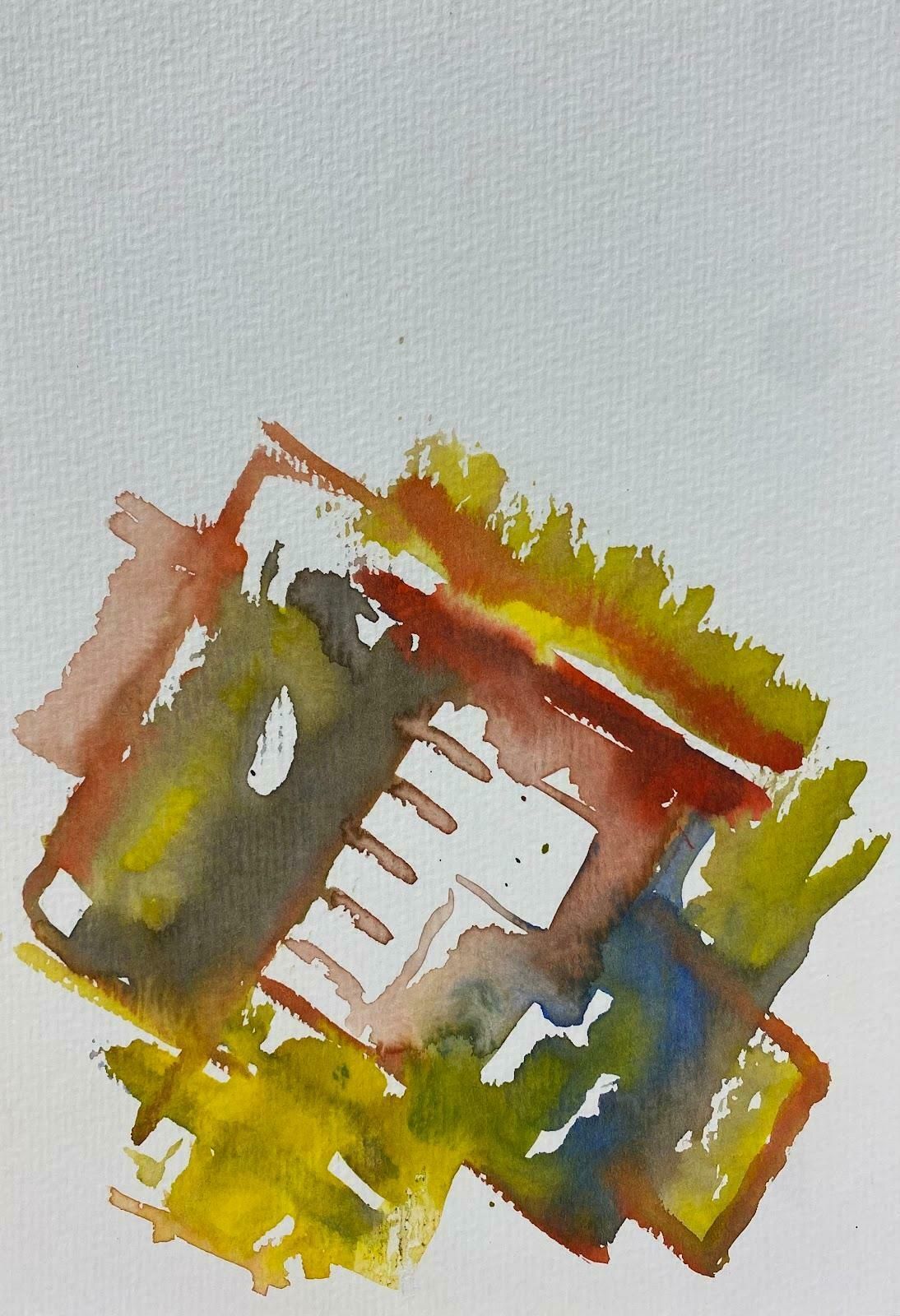 Jacques Coulais (1955 2011)french Expressionist Abstract Original Painting Artists Studio Provenance Mid 20th Century