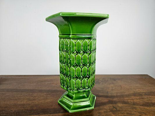 Green Ceramic Vase From Bassano, Italy, 1980s photo furniture