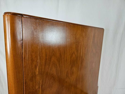 Art Deco Walnut Single Bed, 1940s photo for sale