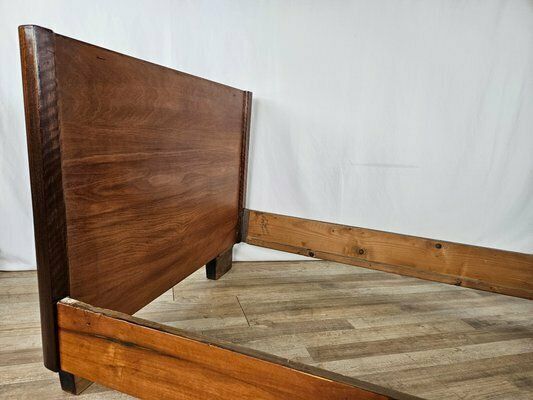 Art Deco Walnut Bed, 1940 photo furniture