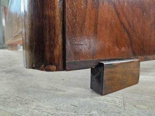 Art Deco Walnut Bed, 1940 photo 714.0