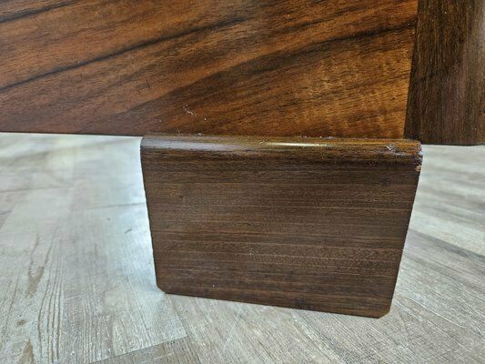 photo vintage Art Deco Walnut Bed, 1940