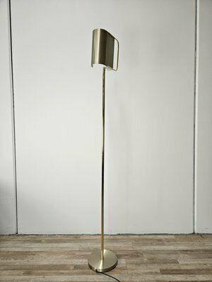 Adjustable Brass Floor Lamp By Pia Guidetti Crippa For Lumi, 1970s photo furniture