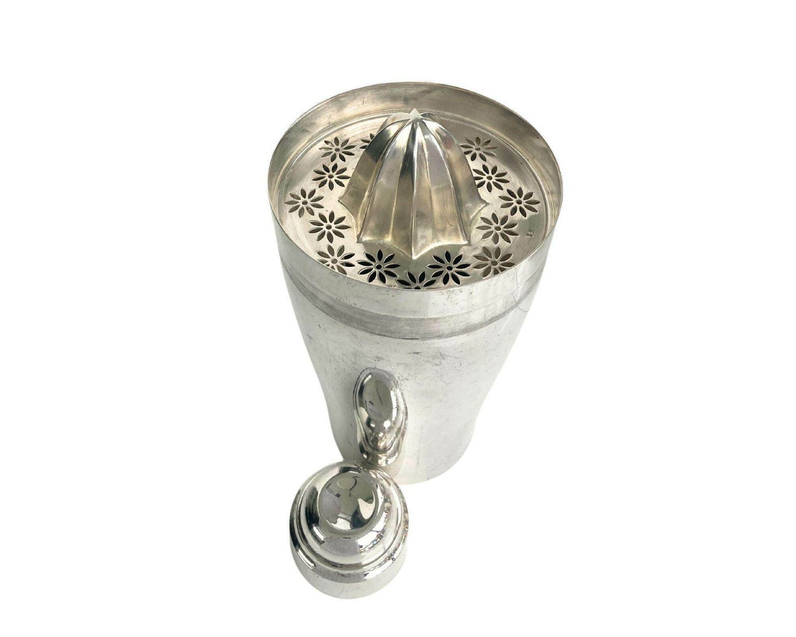 Art Deco Cocktail Shaker Met Citruspers | St. Medard | Frankrijk | Jaren 1930 photo 436.0