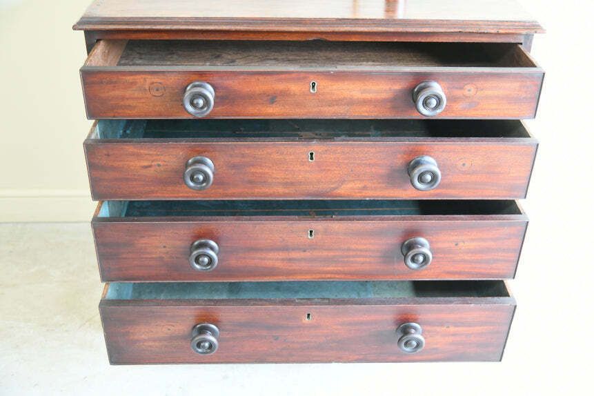Antique Mahogany Chest Of Drawers photo furniture