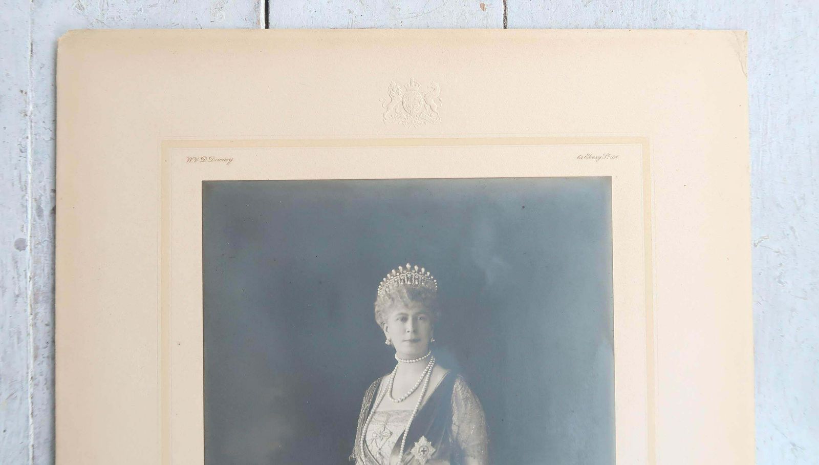 Original Signed Photograph Of Queen Mary Of England By W & D Downey. 1926 photo Art