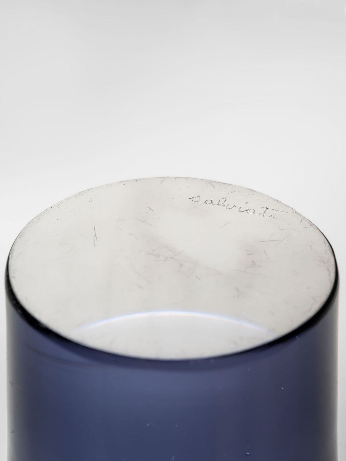 Purple Glass Vase By Salviati, Murano, 1970ca. photo furniture