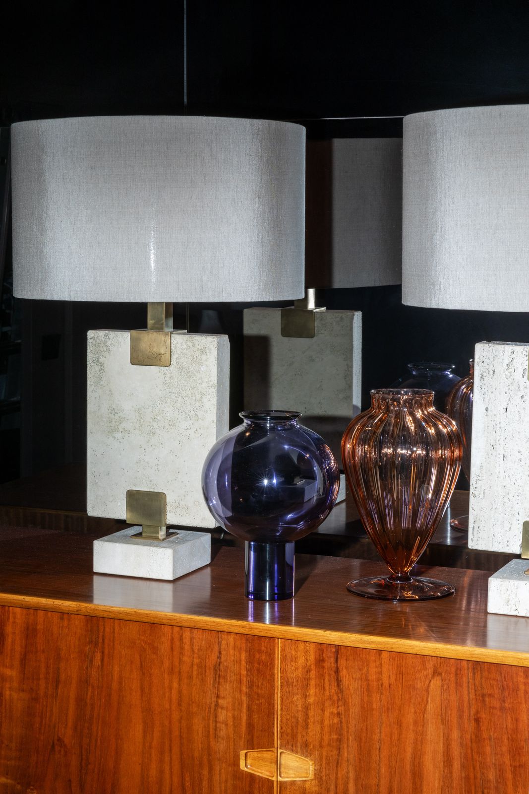 Purple Glass Vase By Salviati, Murano, 1970ca. photo for sale
