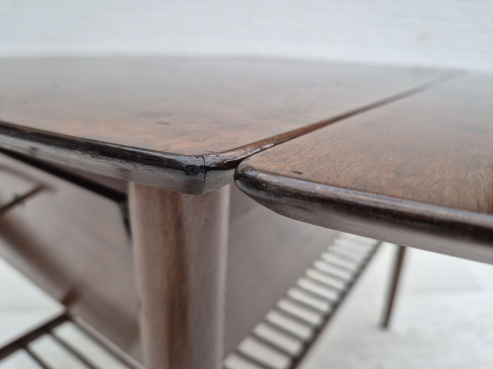 photo buy 1950s, Danish Foldable Table  Original Condition.