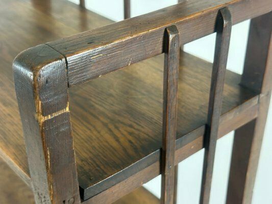 Art Nouveau Wooden Bookshelf, 1890s photo vintage