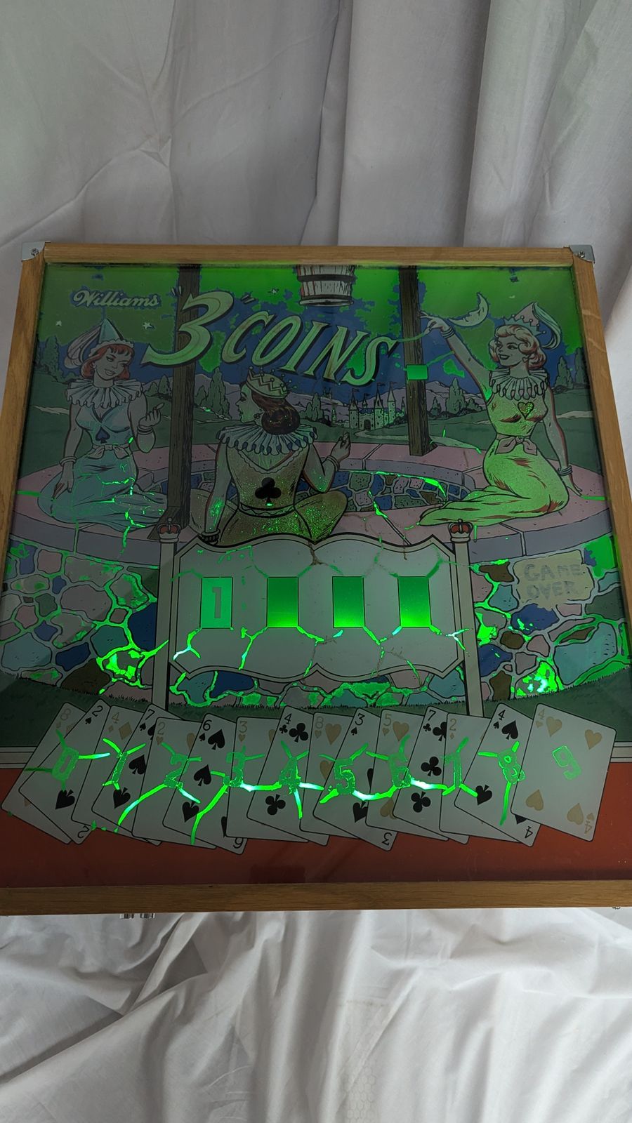 Pinball Backglass Table photo furniture