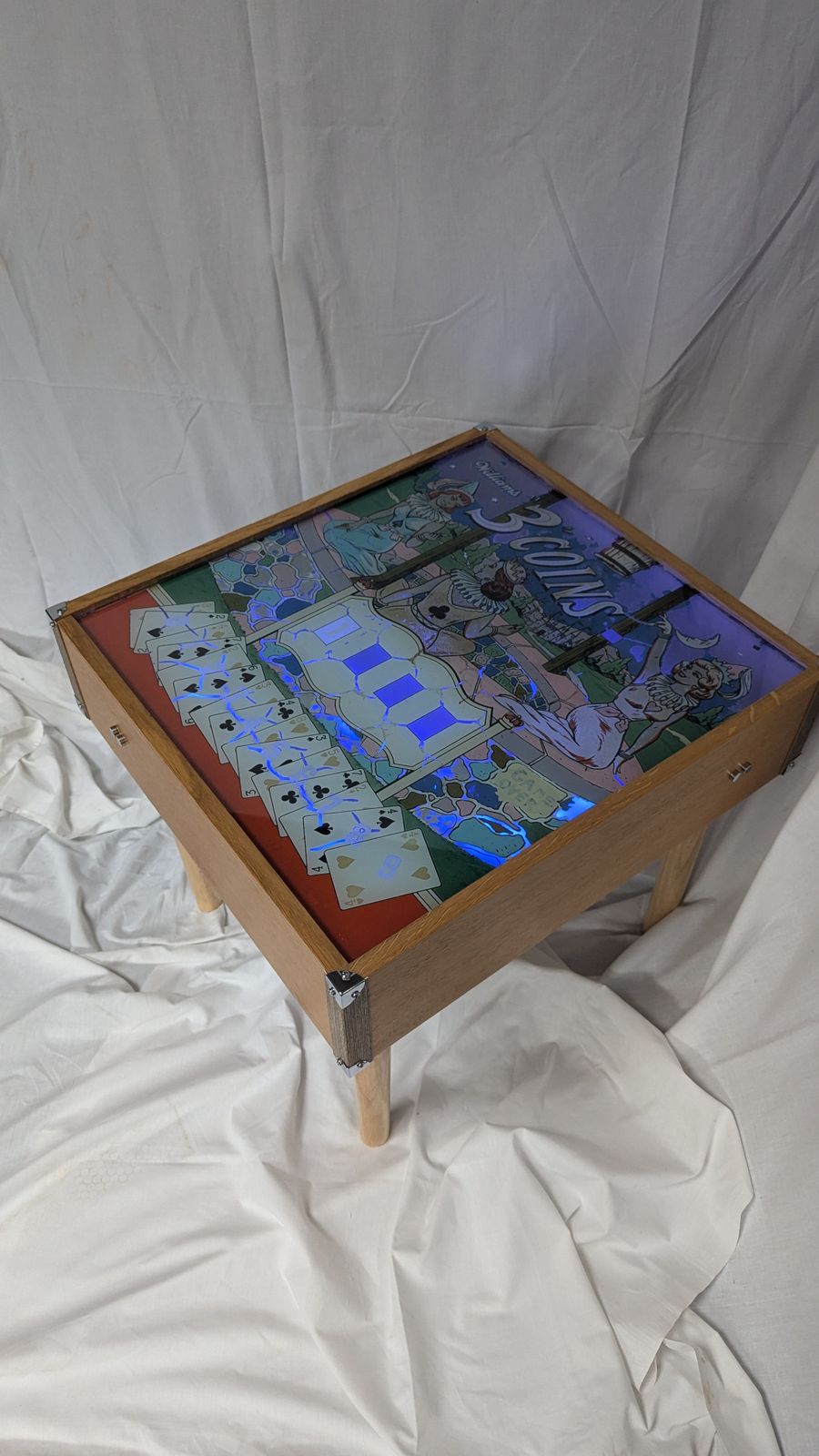Pinball Backglass Table photo vinterior