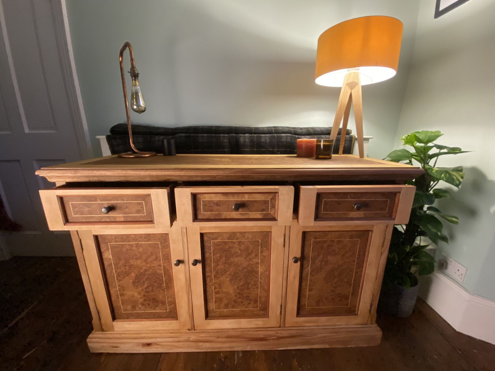 Solid Walnut Wood Multiyork Sideboard | Buffet | Organiser | Chest Of Drawers photo furniture