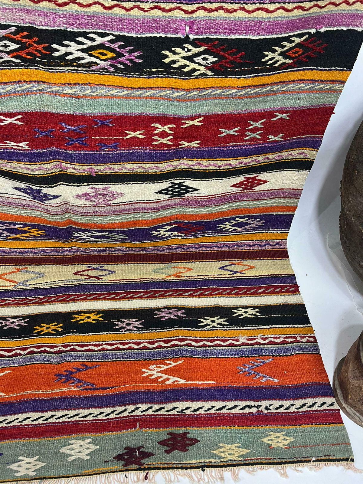 Handmade Vintage Turkish Wool Rug, Vintage Area Rug, Turkish Carpet For Living Room, Anatolian Rug, Area Carpet, Bedroom Rug, Home Decor Rug photo vinterior