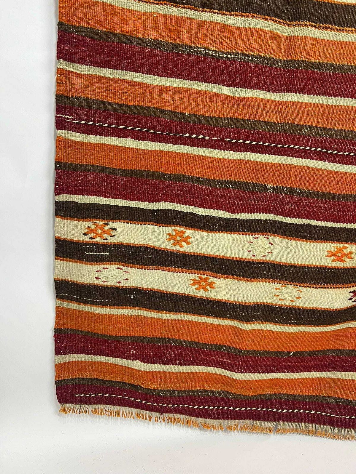 Handmade Vintage Turkish Wool Rug, Vintage Area Rug, Turkish Carpet For Living Room, Anatolian Rug, Area Carpet, Bedroom Rug, Home Decor Rug photo 135.0
