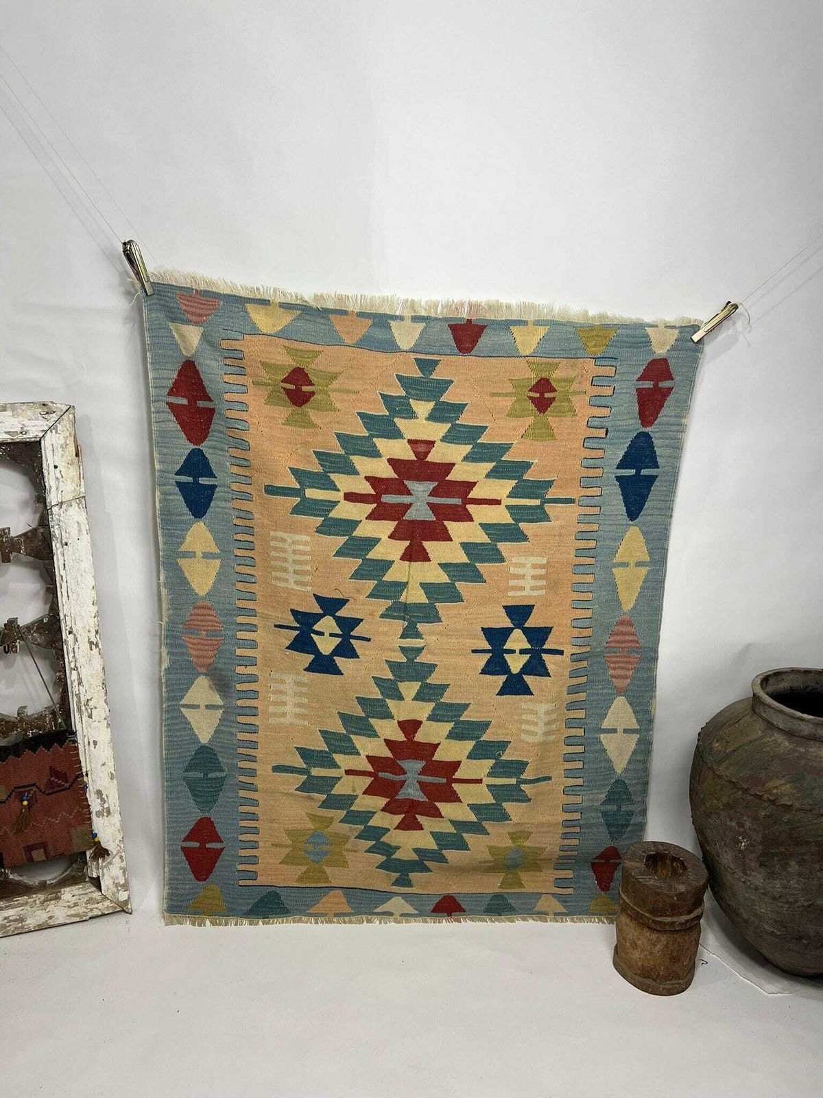 Traditional Turkish Vintage Wool Rug, Vintage Are Rug, Turkish Carpet For Living Room, Anatolian Rug, Area Carpet, Bedroom Rug, Home Decor