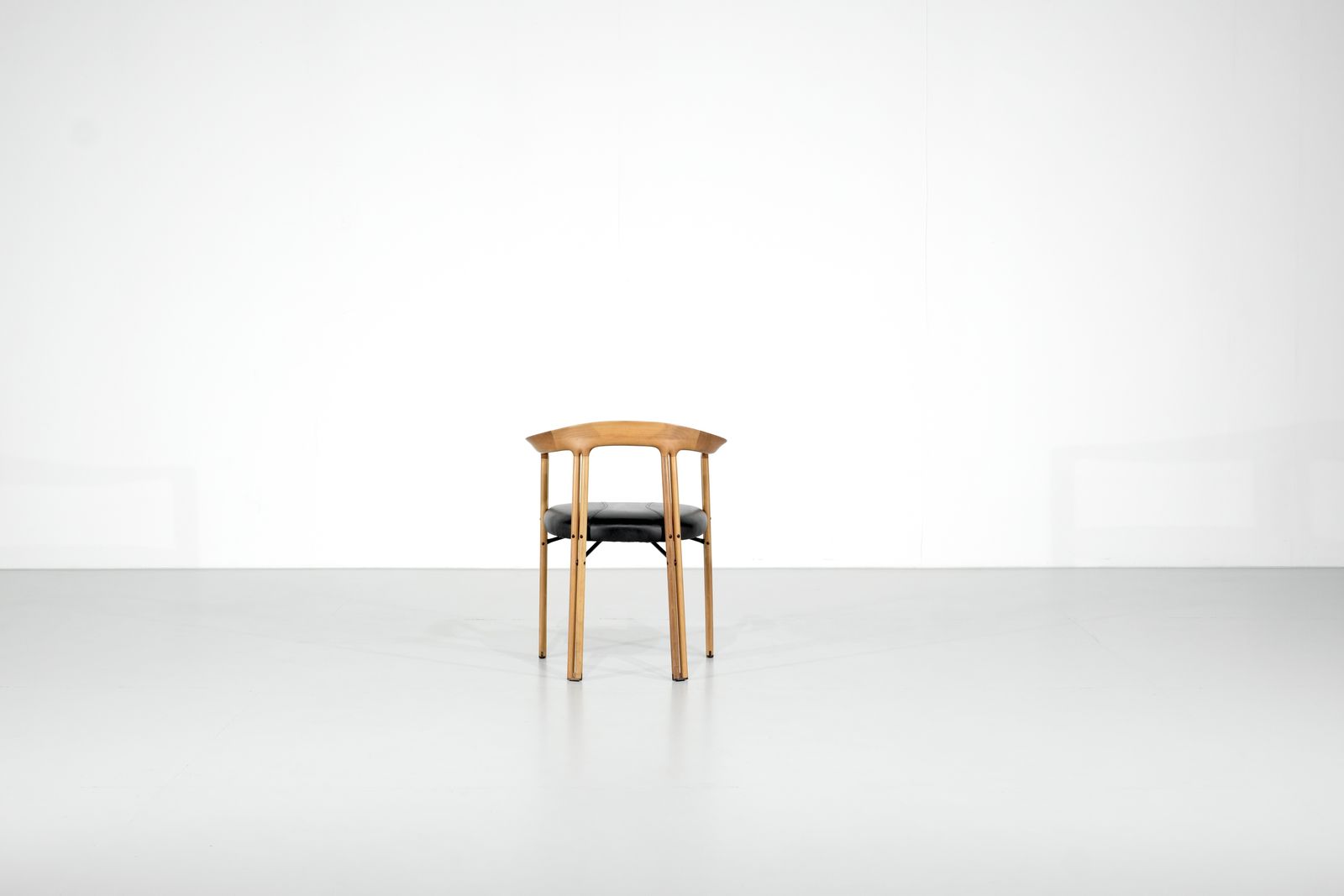 Armchair "Ulna" In Wood By Franco Poli For Bernini, Italy 1986. photo 1150.0