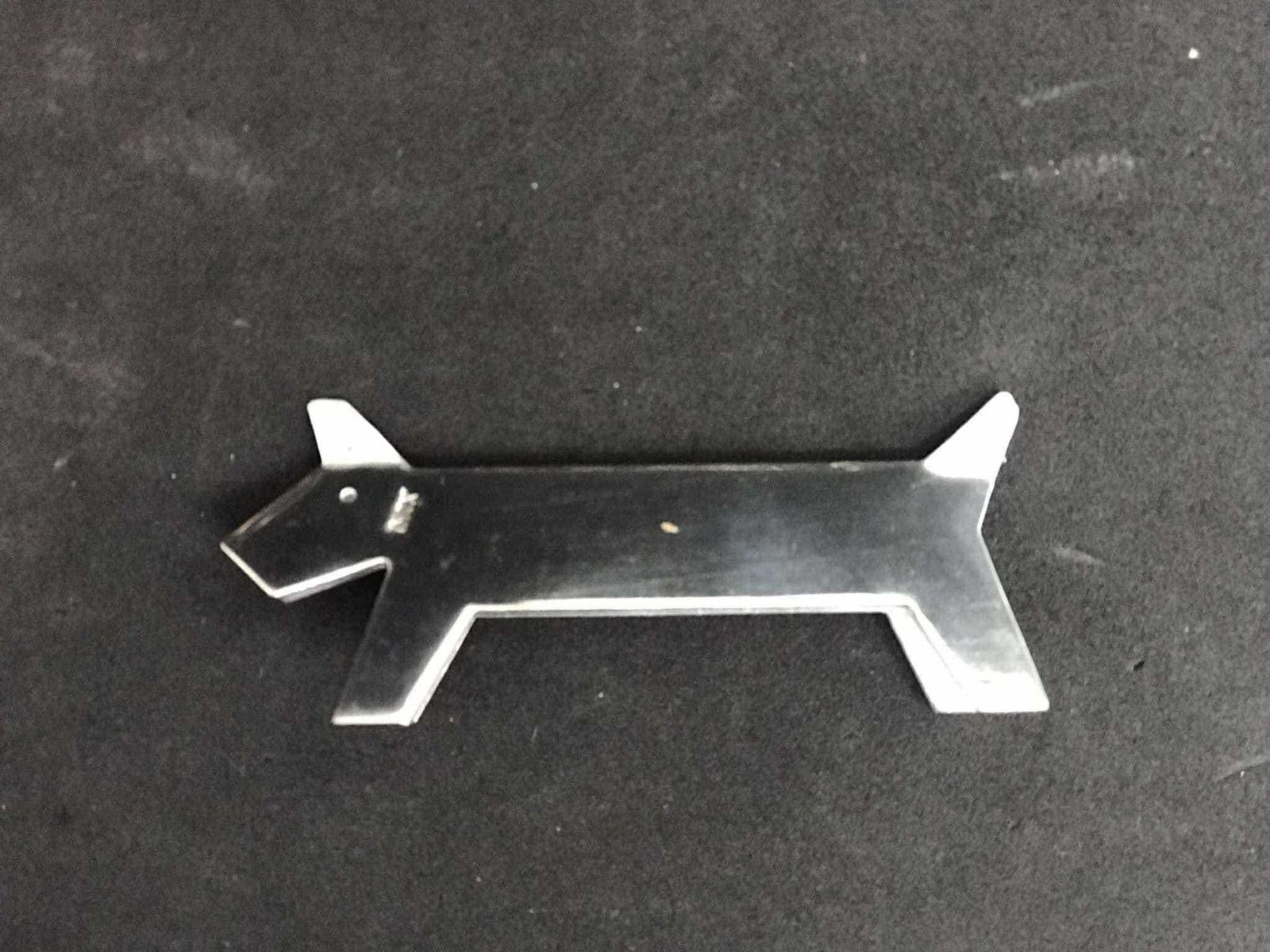 Knife Reste 6 Knife Holders, Stainless Steel Metal, Dogs Terrier Set Of 6. Dinner Table, Party Table, Dog Shape, Dog Lovers Elegant Table photo 144.0