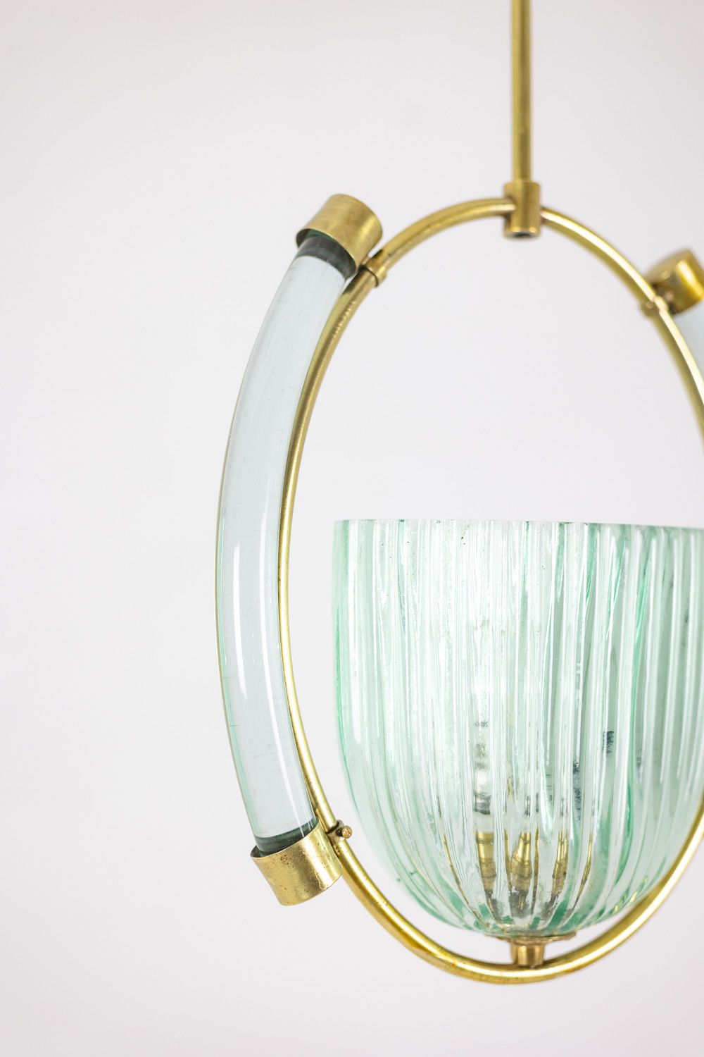 photo vinterior Barovier & Toso. Murano Glass Lantern. 1950s.