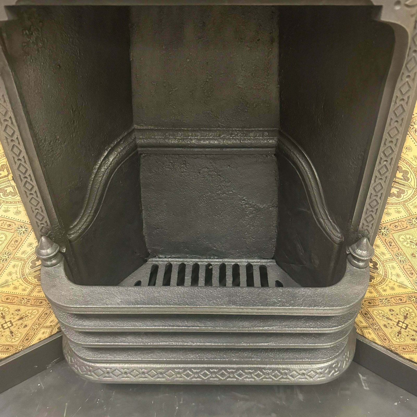 Antique Victorian Tiled Fireplace Insert photo buy