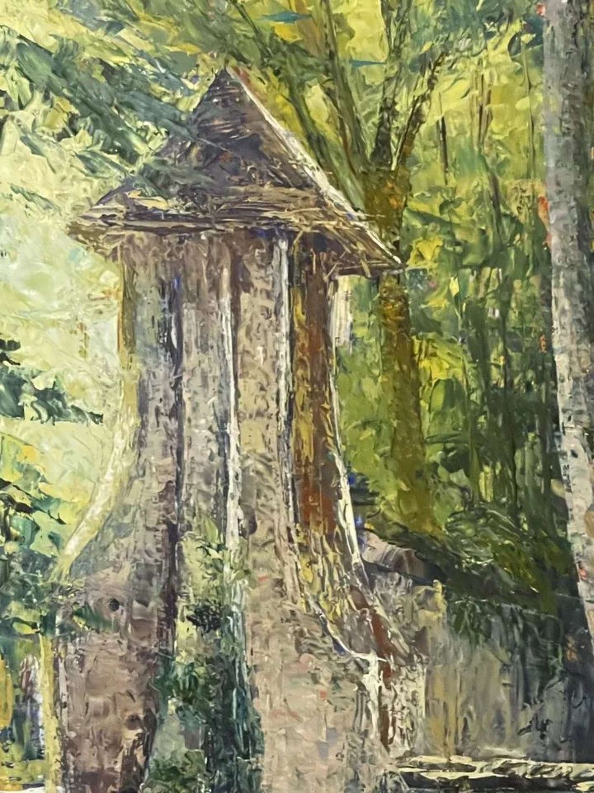 Original Oil Painting By June Dudleston  The Walls At Versailles photo 95.0