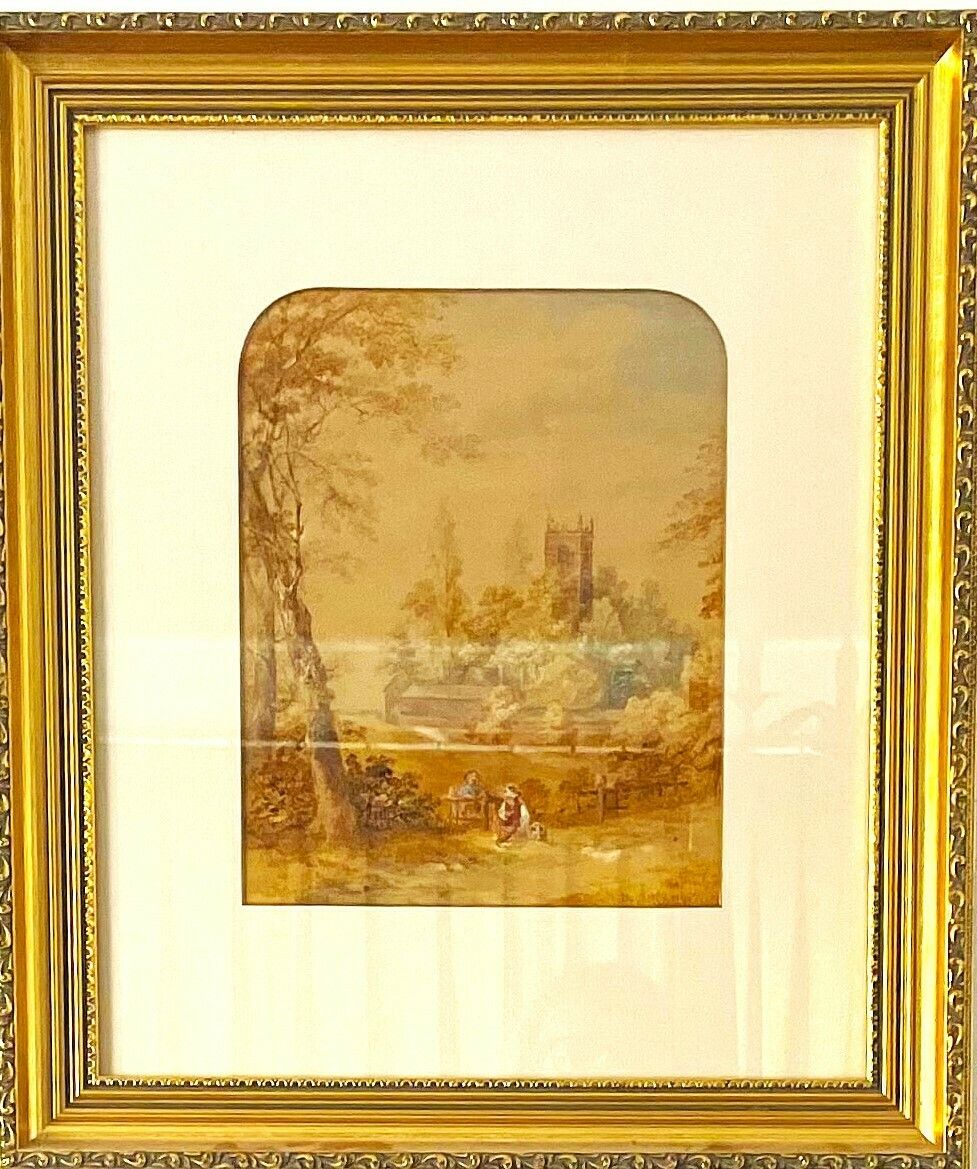 Watercolour Painting Un Named Artist photo furniture