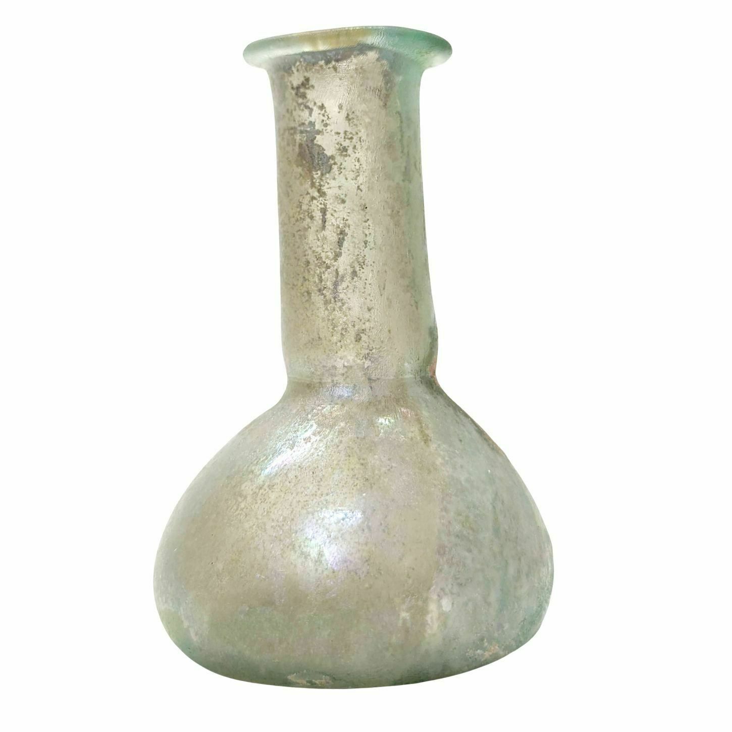 Roman Empire Iridescent Glass Balsamaire photo for sale