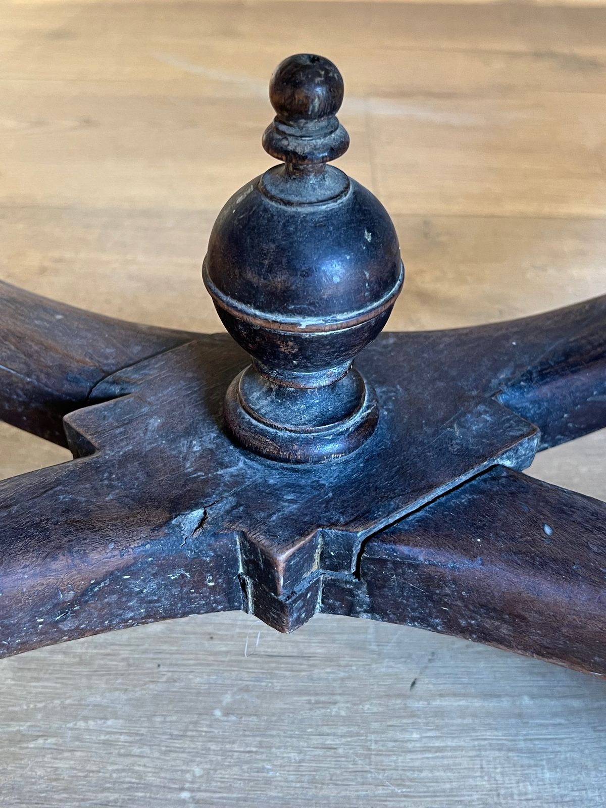 photo for sale Louis XIII Style High Back Walnut Sofa