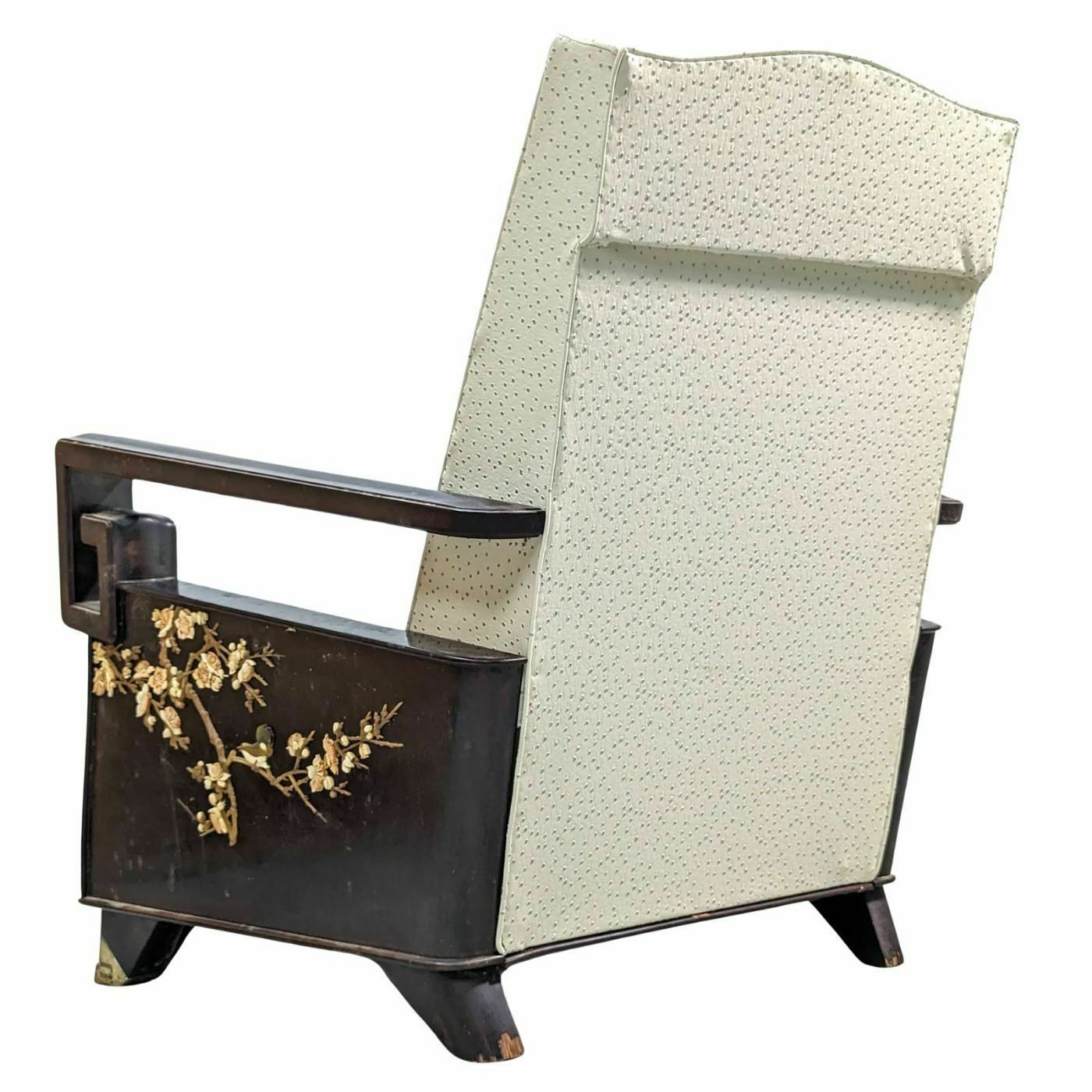 Pair Of 1940s Armchairs In An Asian Style photo for sale