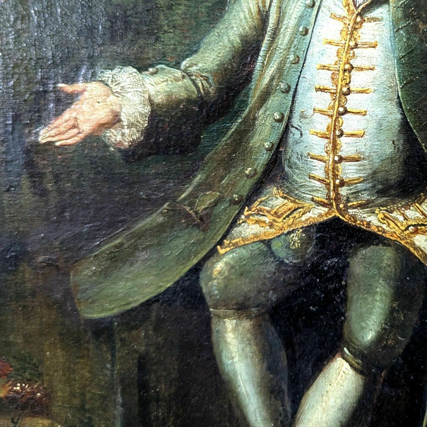 Portrait Of A Man In Arms, 18th Century photo Art