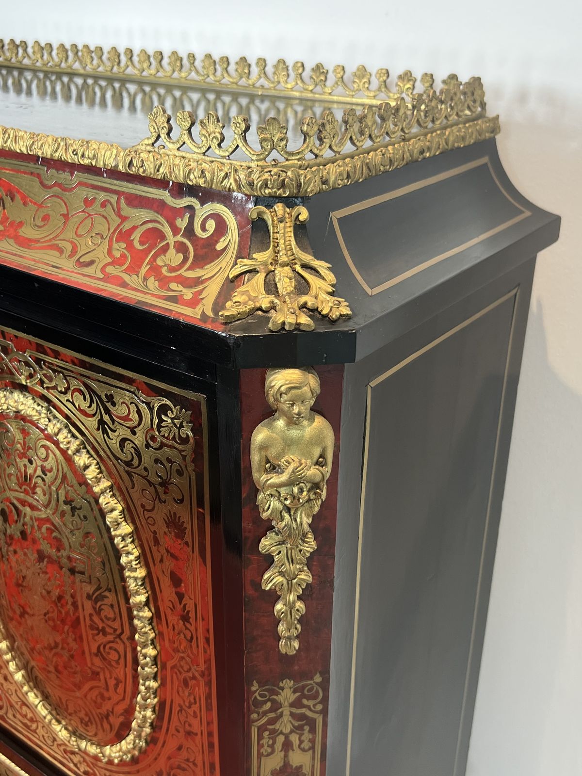 photo vinterior Bonheur Du Jour Desk In Boulle Marquetry From The Napoleon III Period