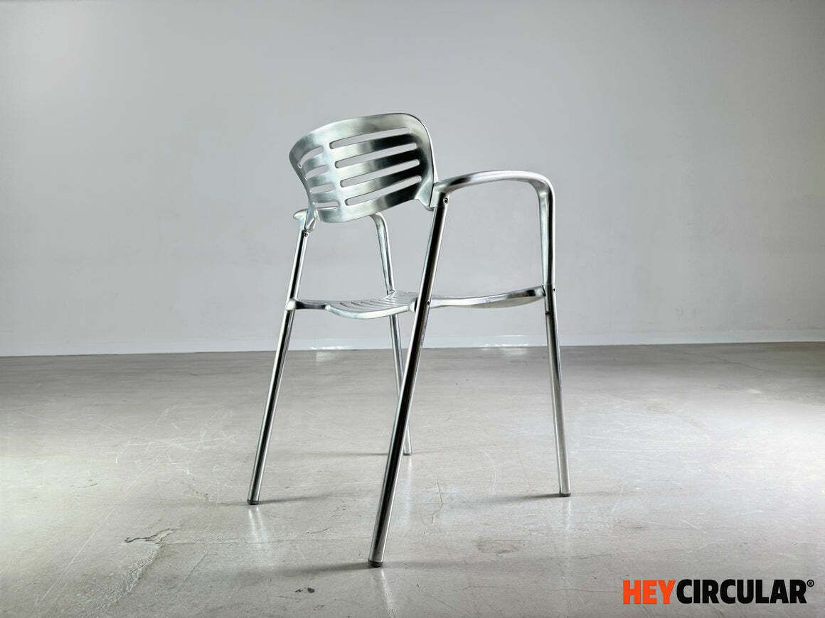 Set Of 4 Toledo Chairs Amat 3 Jorge Pensi Aluminum Design Garden Chair photo 1990.0