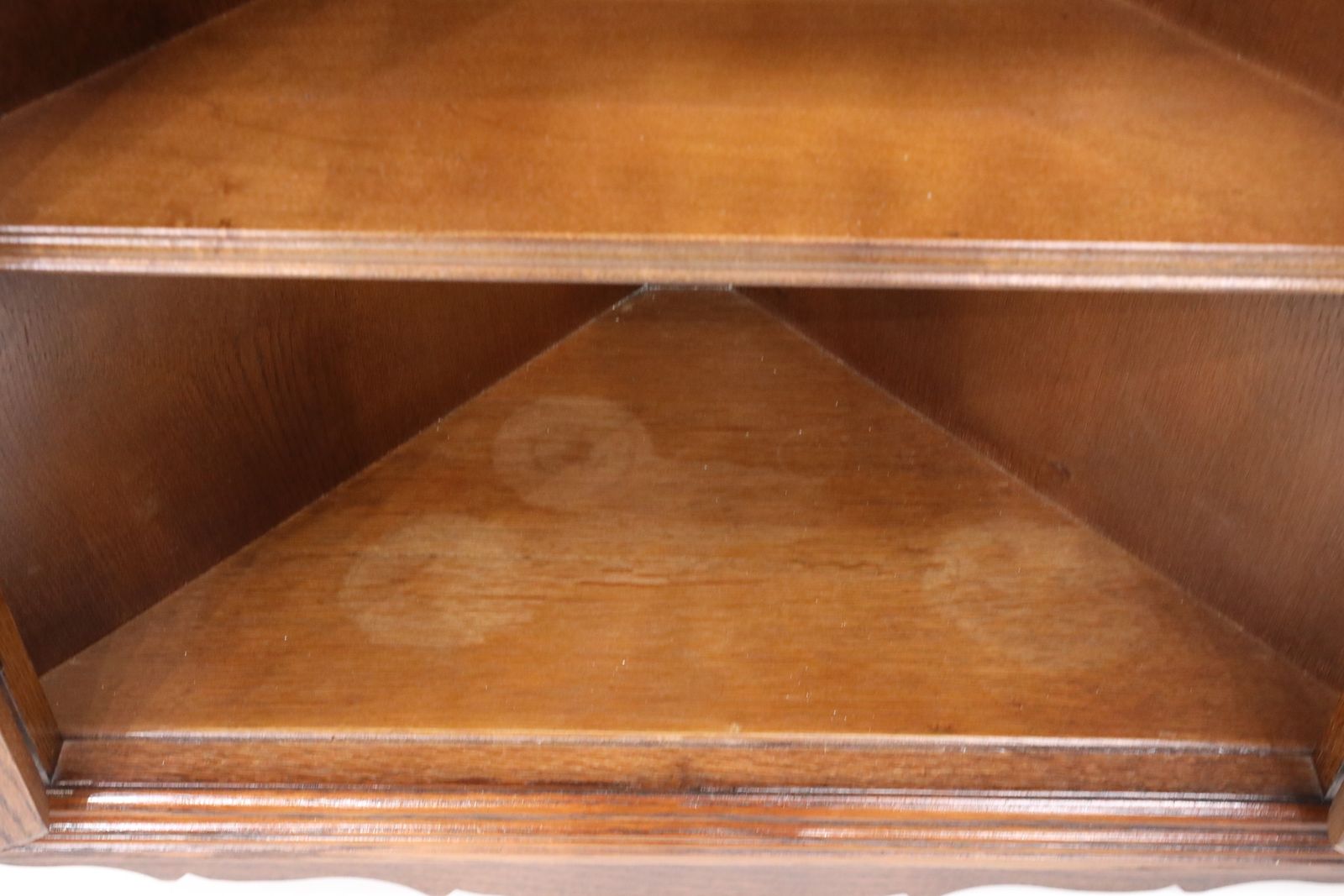 photo furniture Old Charm Oak Hanging Corner Display Cabinet In Tudor Brown #19 Free Uk Delivery
