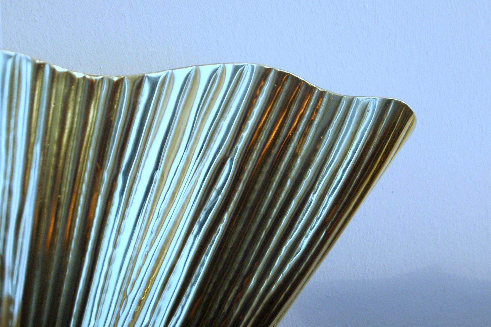 Pair Of Wall Lamp Art. A 018 Leaf   Brass   Bottega Gadda Milano photo buy