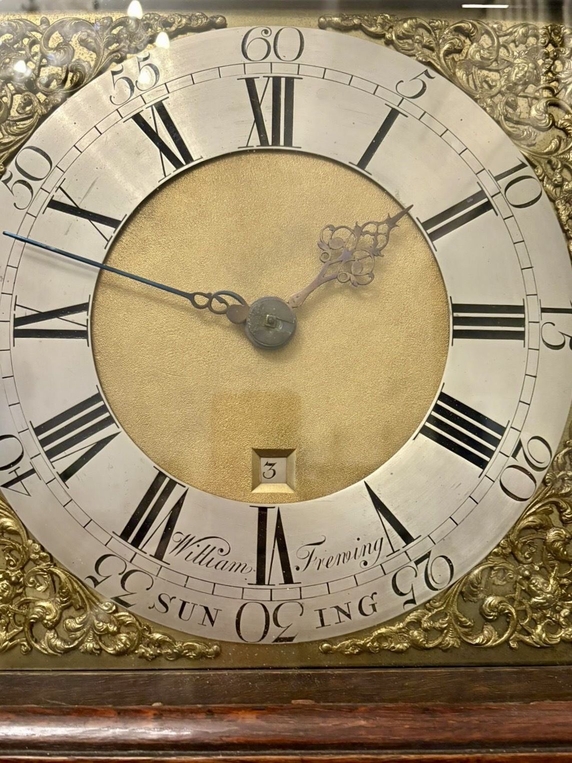 Home Decor Outstanding Quality Antique 18th Century Oak And Burr Oak Brass Face Longcase Clock photo