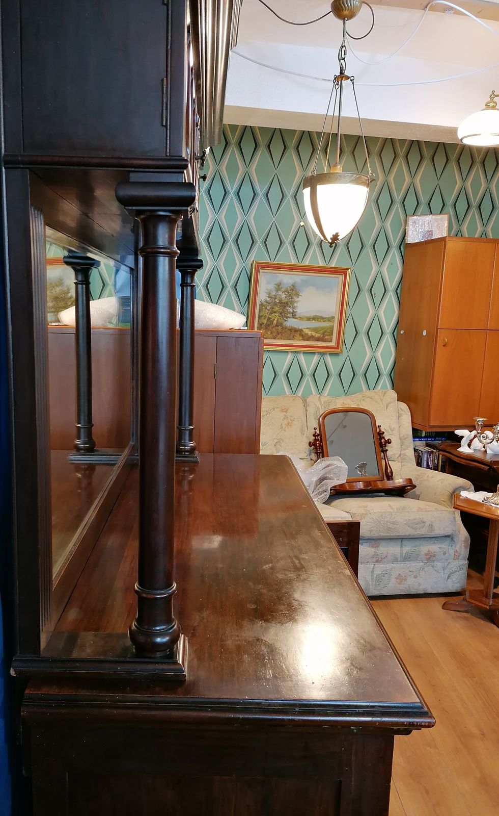 Furniture Sideboard  Vintage 1910s, Mahogany photo