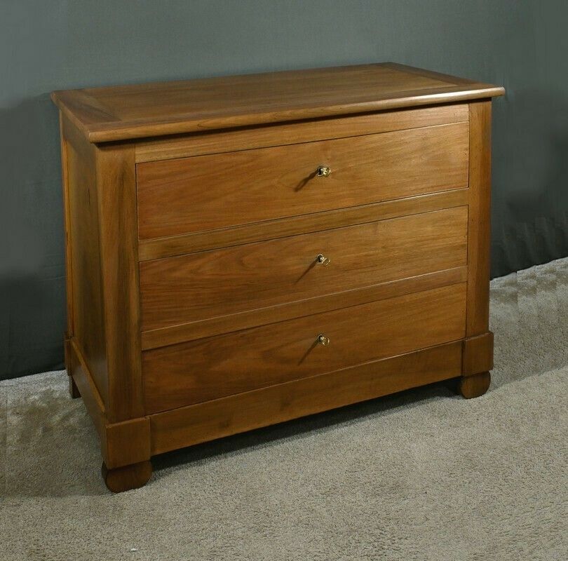 Walnut Chest Of Drawers, Restoration Style – Late 19th Century photo furniture