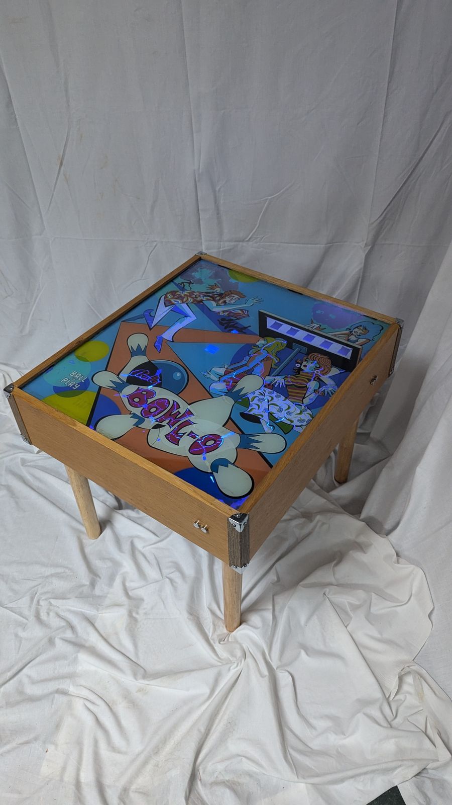 Pinball Backglass Table photo for sale