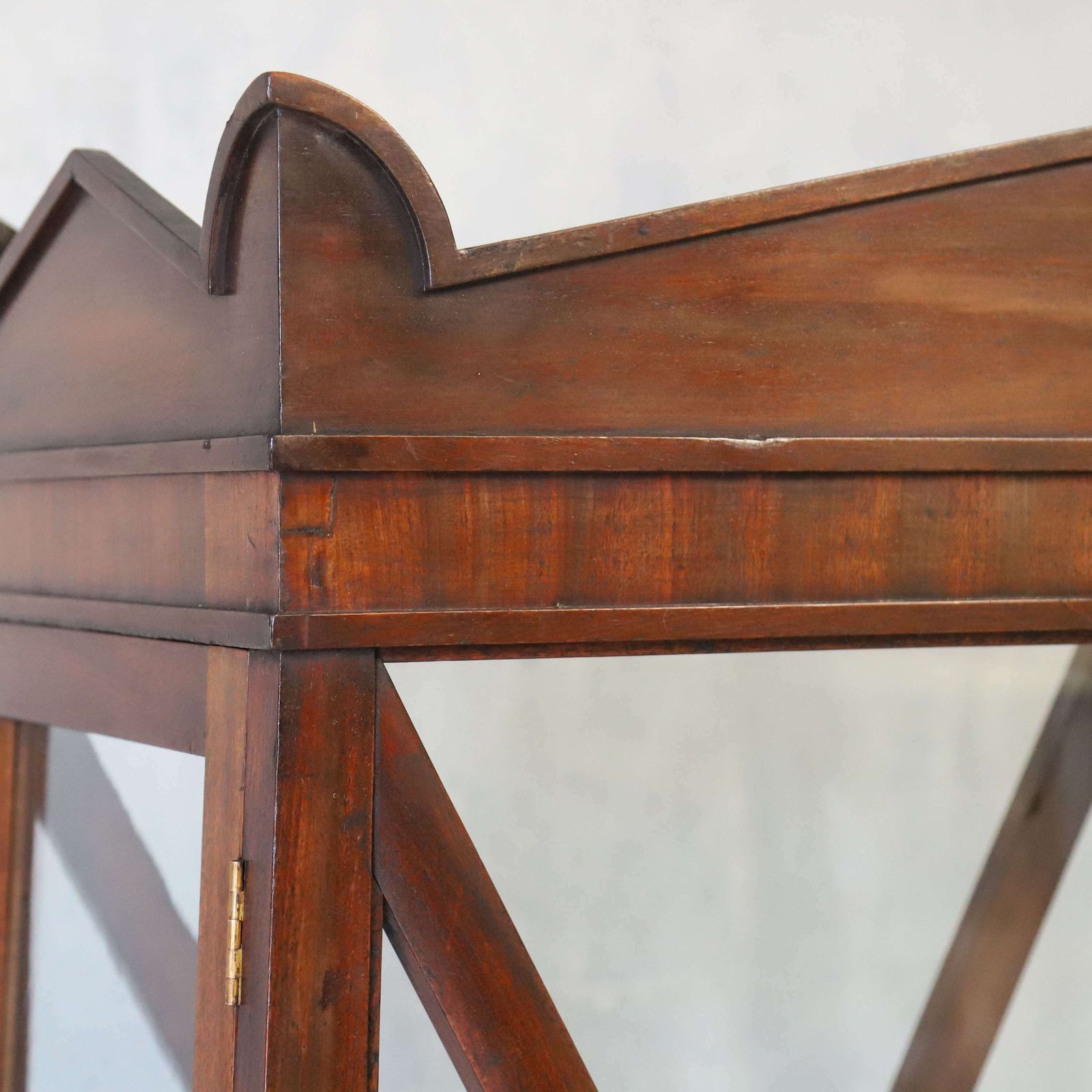 Mid Century Mahogany Display Cabinet In The William IV Style photo vinterior