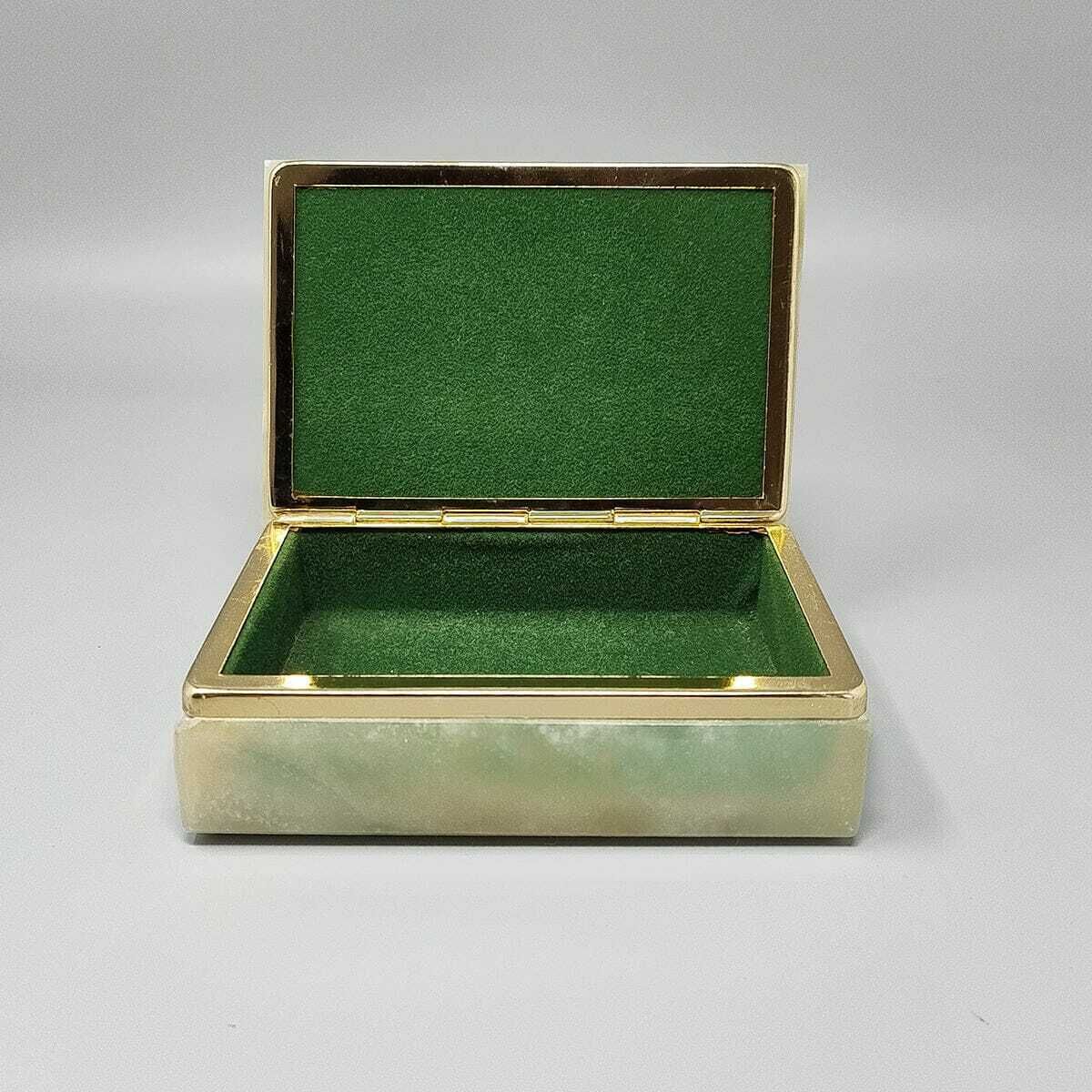 1960s Astonishing Box In Onyx. Made In Italy photo 246.0