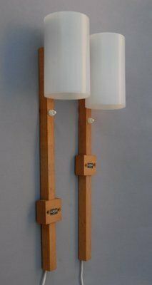 Wall Lights By Uno & östen Kristiansson For Luxus Vittsjö, Sweden, 1960s, Set Of 2 photo for sale