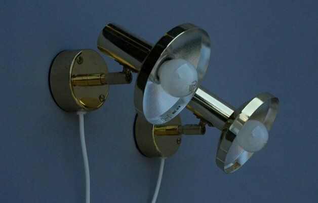 Model 295l Wall Lamps By Hans Agne Jakobsson For Hans Agne Jakobsson Ab, 1980s, Set Of 2 photo for sale