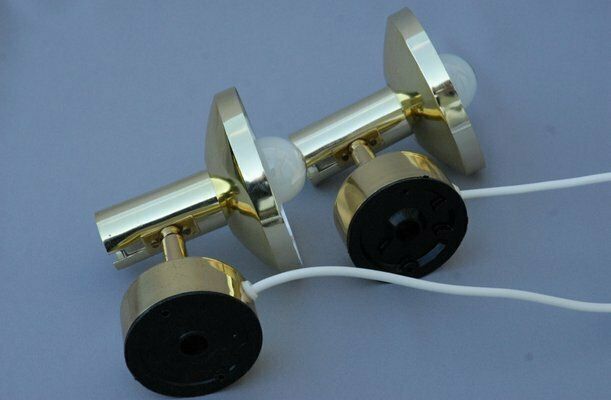 Model 295l Wall Lamps By Hans Agne Jakobsson For Hans Agne Jakobsson Ab, 1980s, Set Of 2 photo vinterior