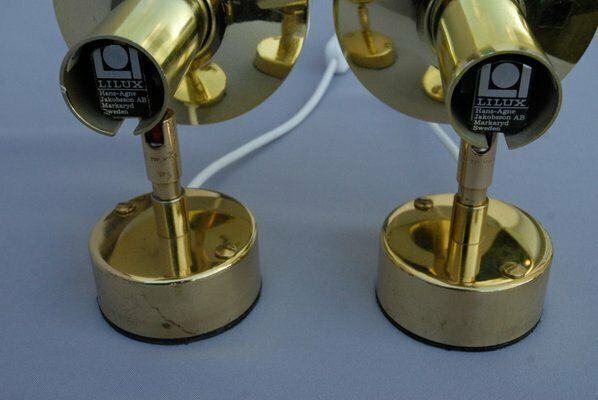 Model 295l Wall Lamps By Hans Agne Jakobsson For Hans Agne Jakobsson Ab, 1980s, Set Of 2 photo vintage