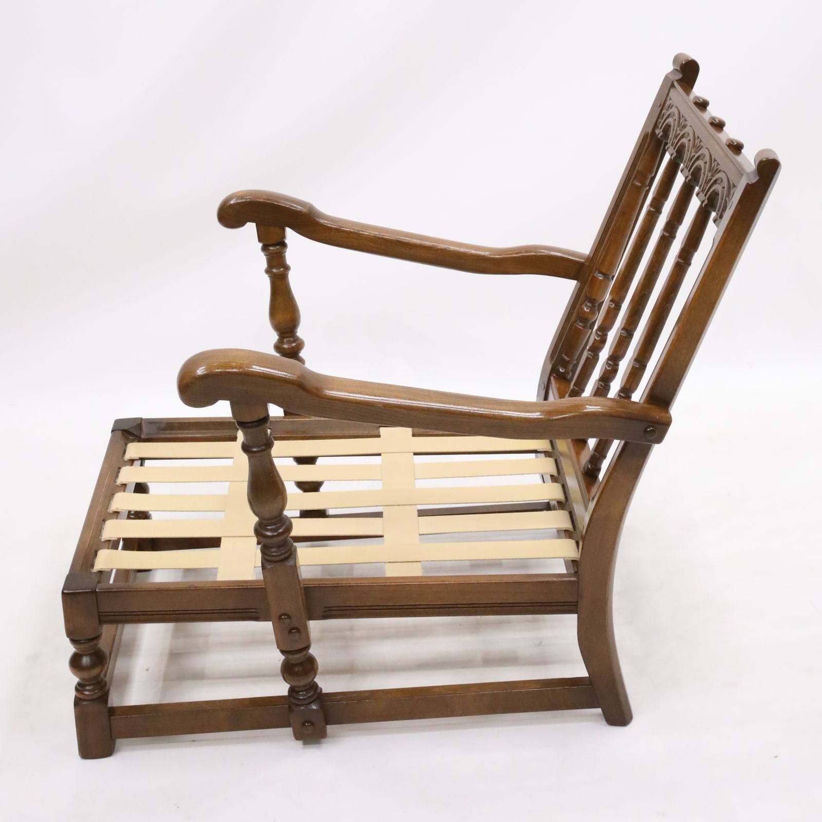 Ercol Windsor Easy Chair Frame Model 445 1970s Newly Webbed Free Uk Delivery photo furniture