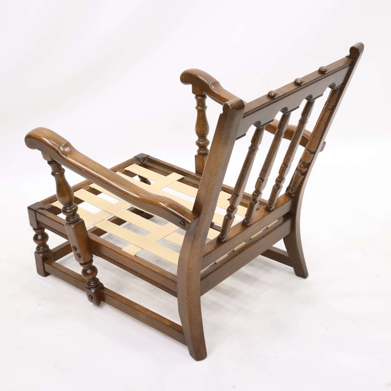 Ercol Windsor Easy Chair Frame Model 445 1970s Newly Webbed Free Uk Delivery photo for sale