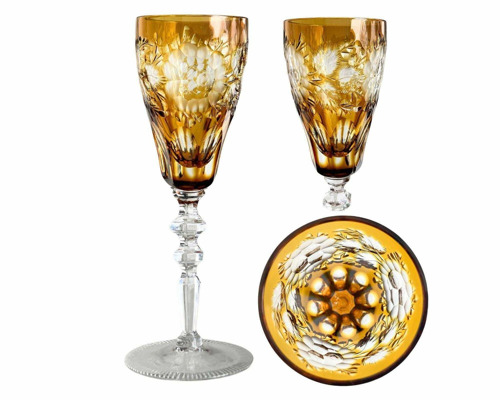 Kristallen Geslepen Champagneglazen | 6 Stuks | Meissen | Geschenken photo furniture