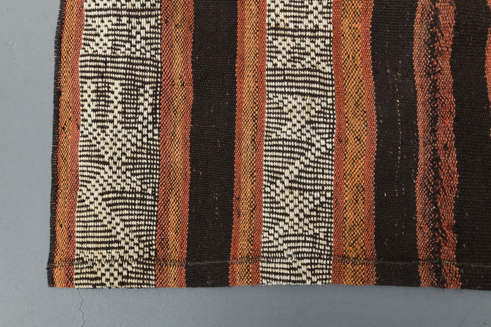 165x267 Cm Durable Brown Turkish Rug, Herki Area Rugs, Handwoven Oushak Area Carpet, Bohemian Style, Living Room Decor photo 563.0